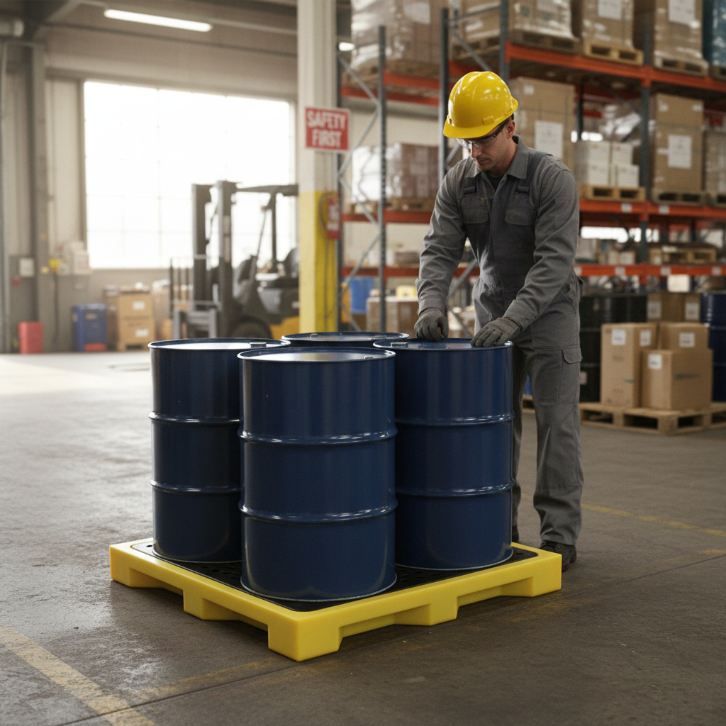 Floor Tray 2000kg 1310 x 1310mm for Workshop Spill Control