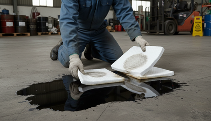 Oil Selective Absorbent Pads 96 Litre 400 x 500mm for Land Based Spill Response