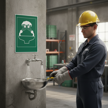 Eye Wash Sign for Safety Signage
