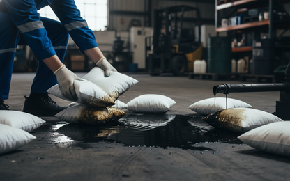 Oil Selective Absorbent Pillows 59 Litre 38cm x 23cm for Hydrocarbon Cleanup