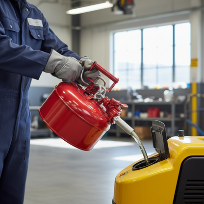 Safety Can 4 Litre 241mmØ x H267mm Red for Flammable Liquids