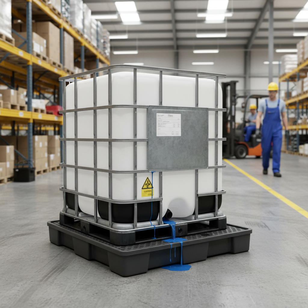 Racking Sump Grid 1250kg 1200 x 1200mm Black for Drum Storage