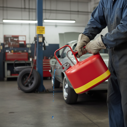 Safety Can 2 Litre 117mm x 194mm x 241mm for Flammable Liquids