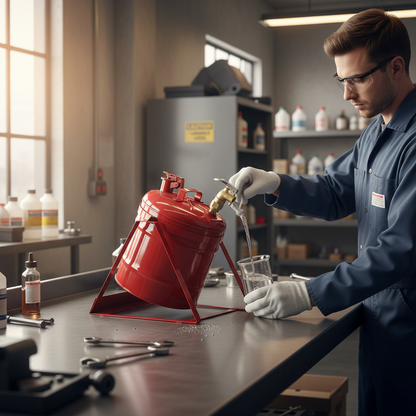 Laboratory Can 19 Litre 298mmØ x H403mm Red for Laboratory Pouring