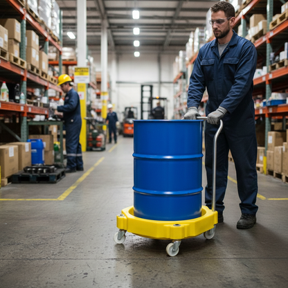 Single Drum Trolley 30 Litre 725mm x 725mm x 255mm for Drum Handling