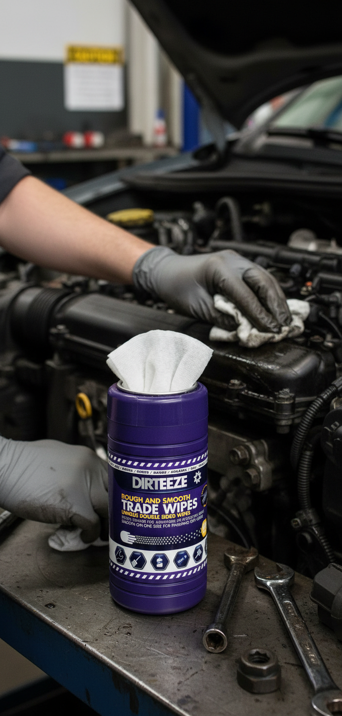 Trade Wipes 9.3kg 22cm x 20cm Blue and White for Cleaning Tools and Surfaces