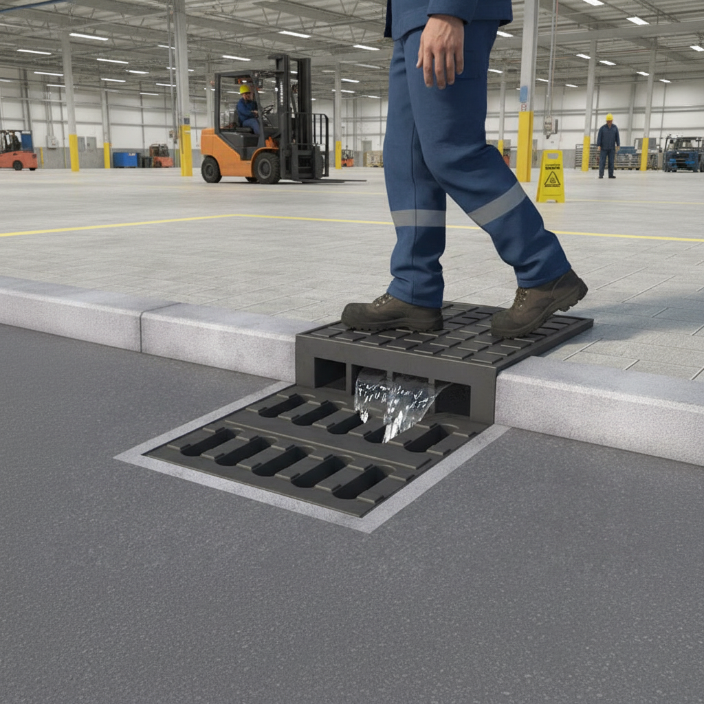 Folding Drain Cover 1.5kg 750mm x 630mm for Spill Containment