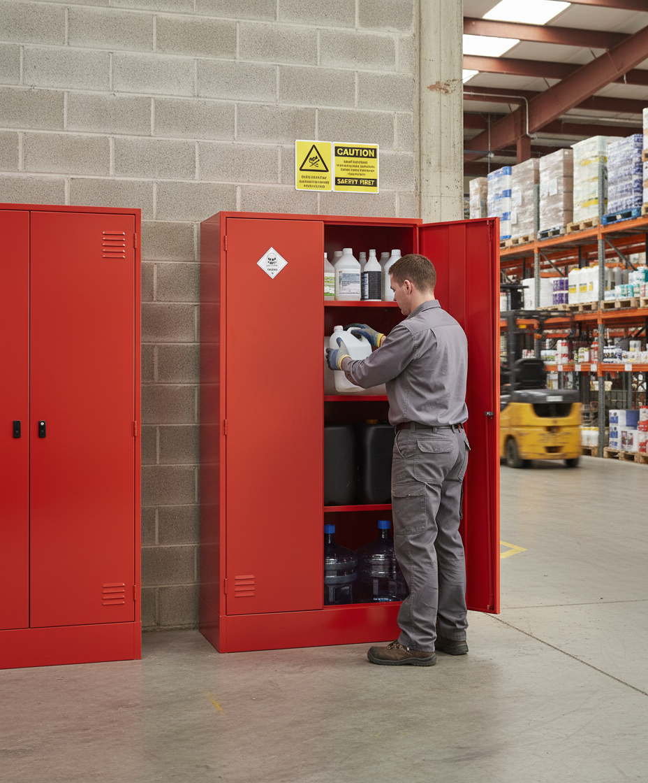 Pesticides & Agrochemical Cabinet 53kg 915mm x 457mm x 1219mm for Chemical Storage