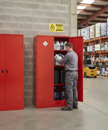 Pesticides & Agrochemical Cabinet 53kg 915mm x 457mm x 1219mm for Chemical Storage