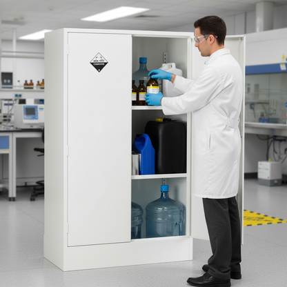 Acid & Alkali Cabinet 60kg 915mm x 457mm x 1524mm for Chemical Storage
