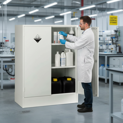 Acid & Alkali Cabinet 53kg 915mm x 457mm x 1219mm for Chemical Storage