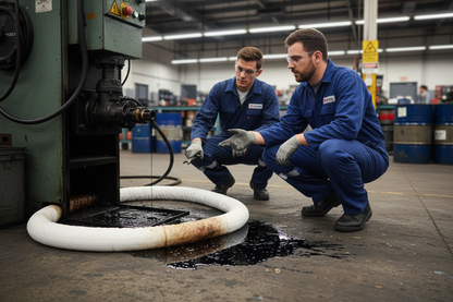 Oil Selective Absorbent Socks 54 Litre 5.5cmØ x 1.2m for Machinery Spill Control