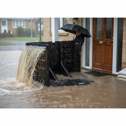 FloodFence Corner Unit 4kg 690mm x 611mm x 450mm for Water Flow Control